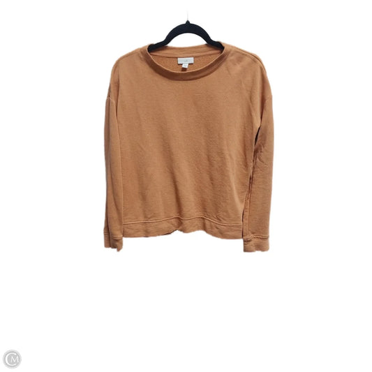 Sweatshirt Crewneck By J. Jill In Orange, Size: Xs