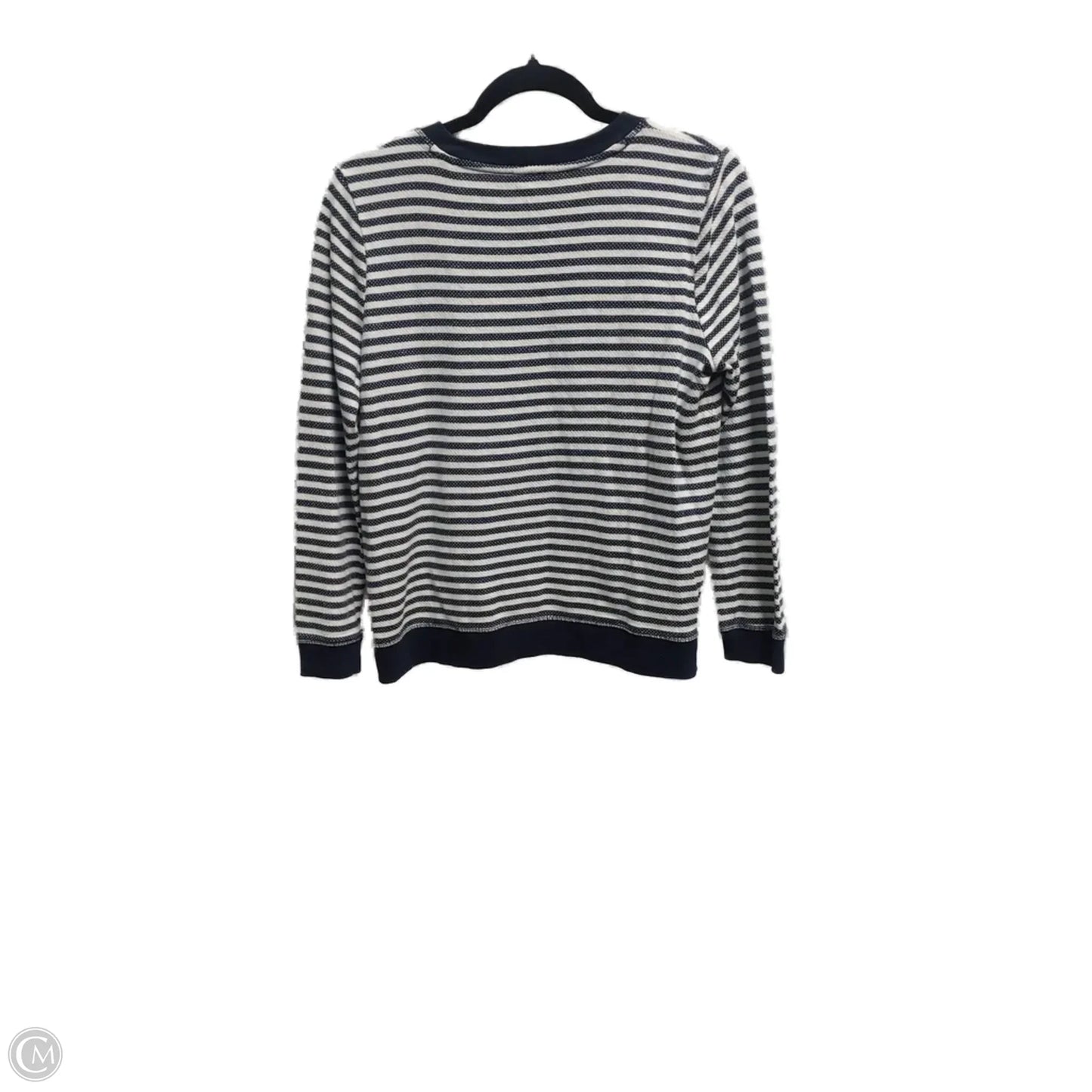Sweatshirt Crewneck By Talbots In Striped Pattern, Size: Mp