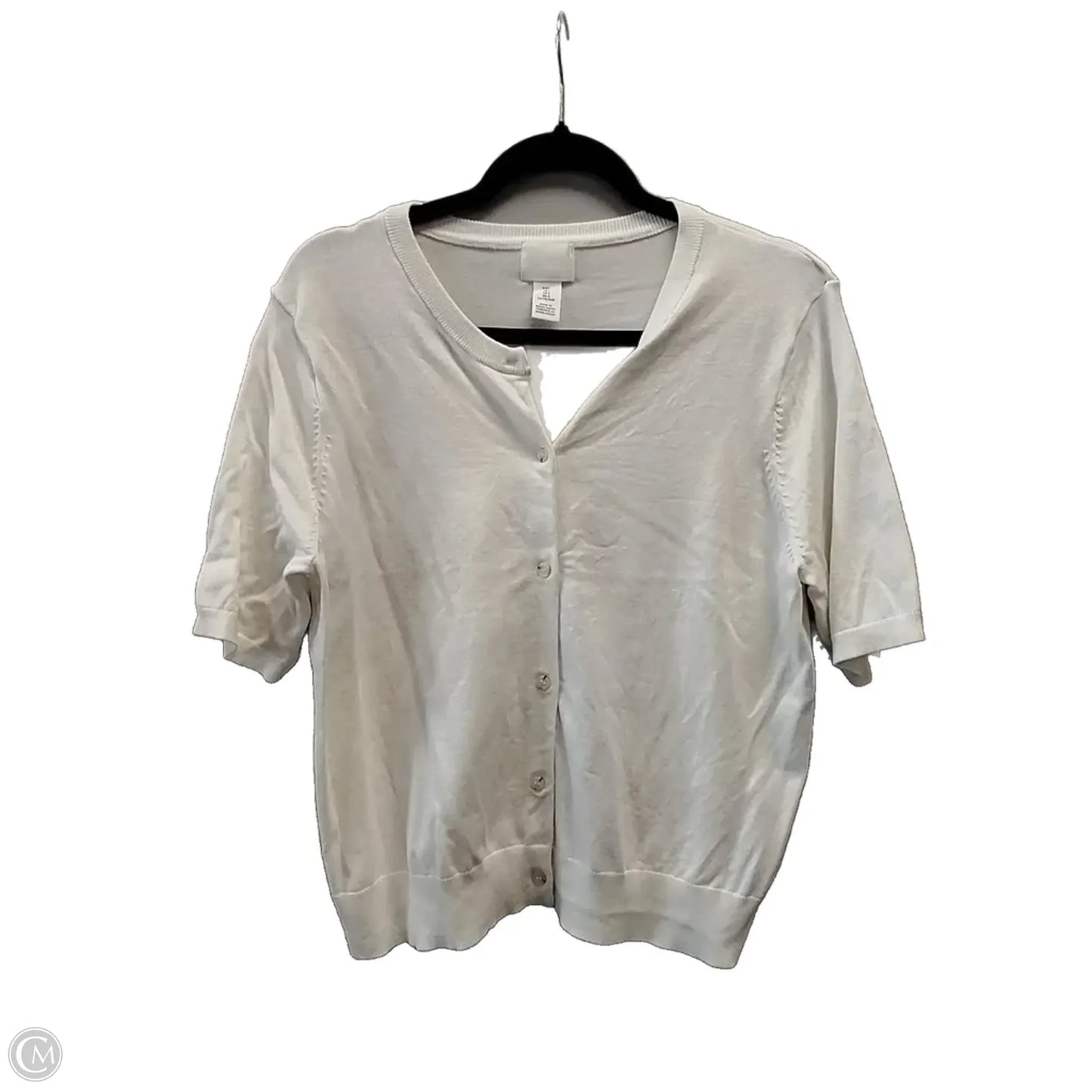 Cardigan By H&m In White, Size: L