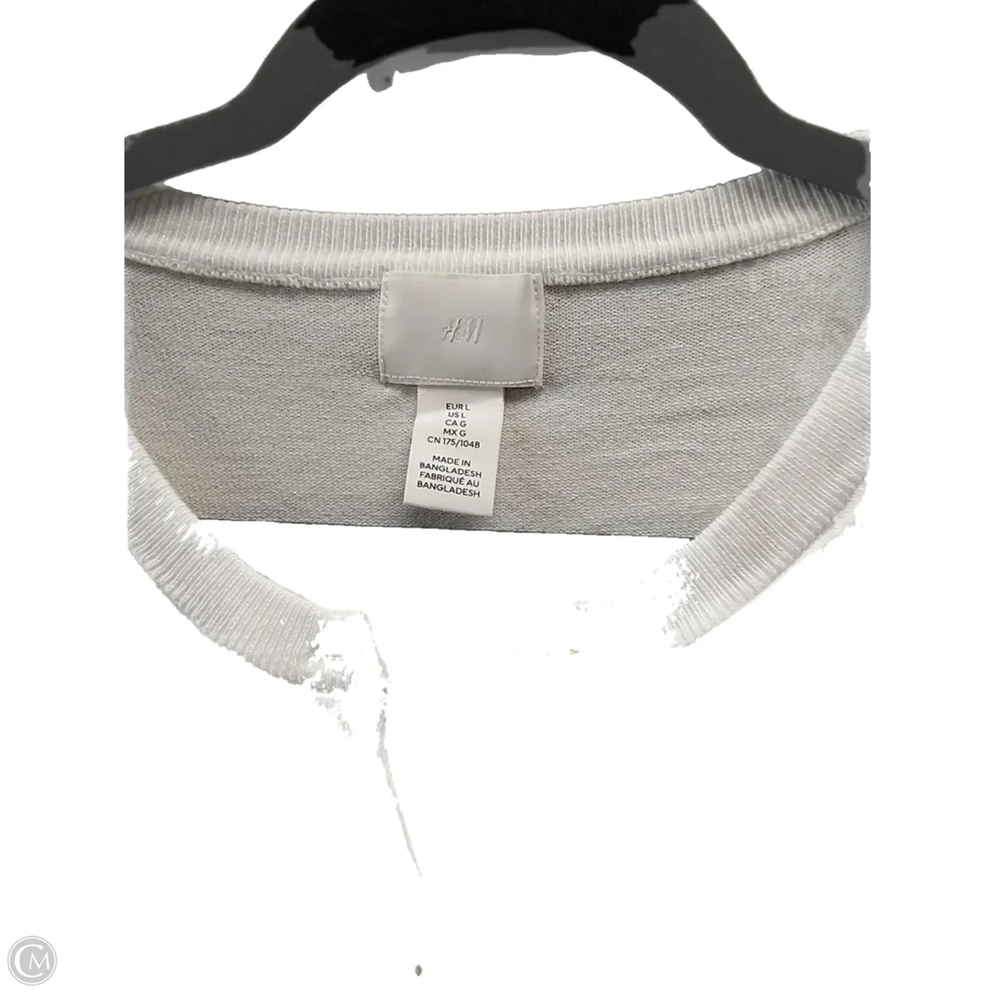 Cardigan By H&m In White, Size: L
