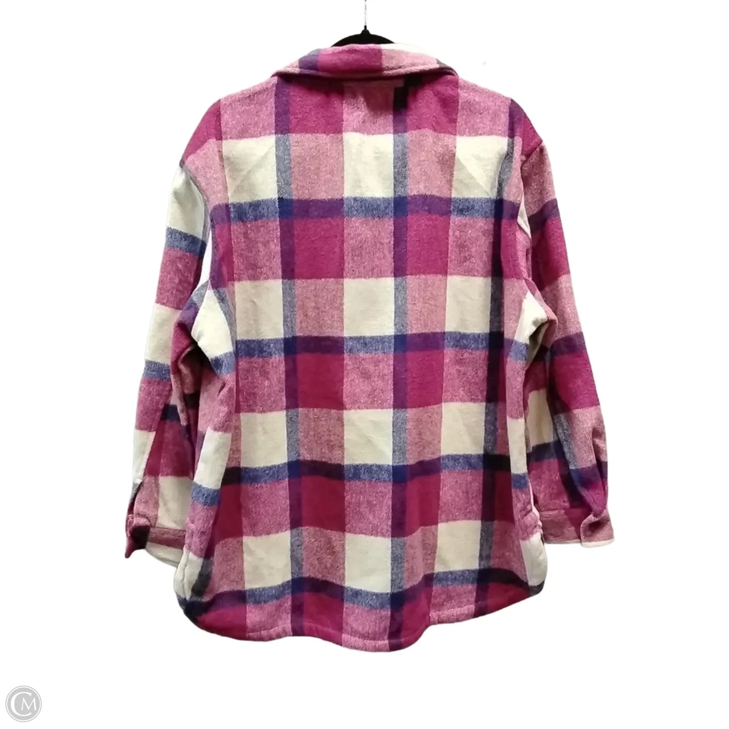 Jacket Other By Members Mark In Plaid Pattern, Size: L
