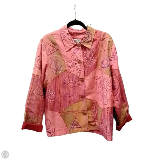 Jacket Other By Coldwater Creek In Pink, Size: L