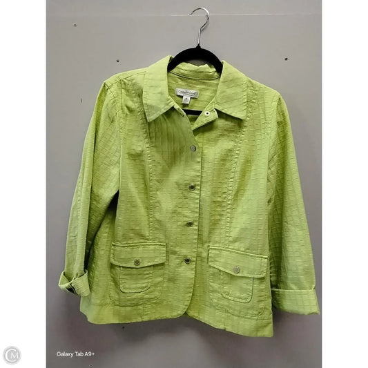 Jacket Other By Coldwater Creek In Green, Size: L
