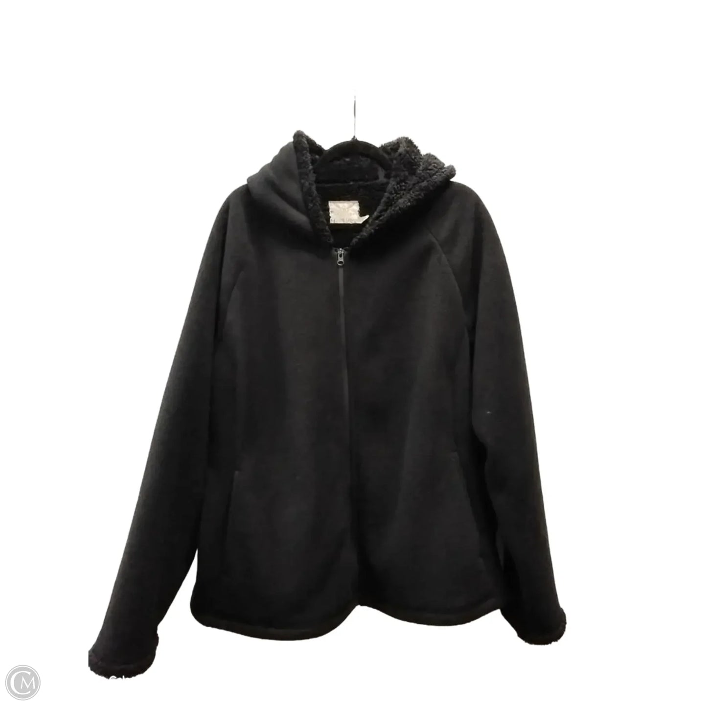 Jacket Other By Faded Glory In Black, Size: 3x