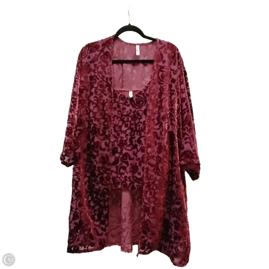 Shawl By Xhilaration In Red, Size: Xl