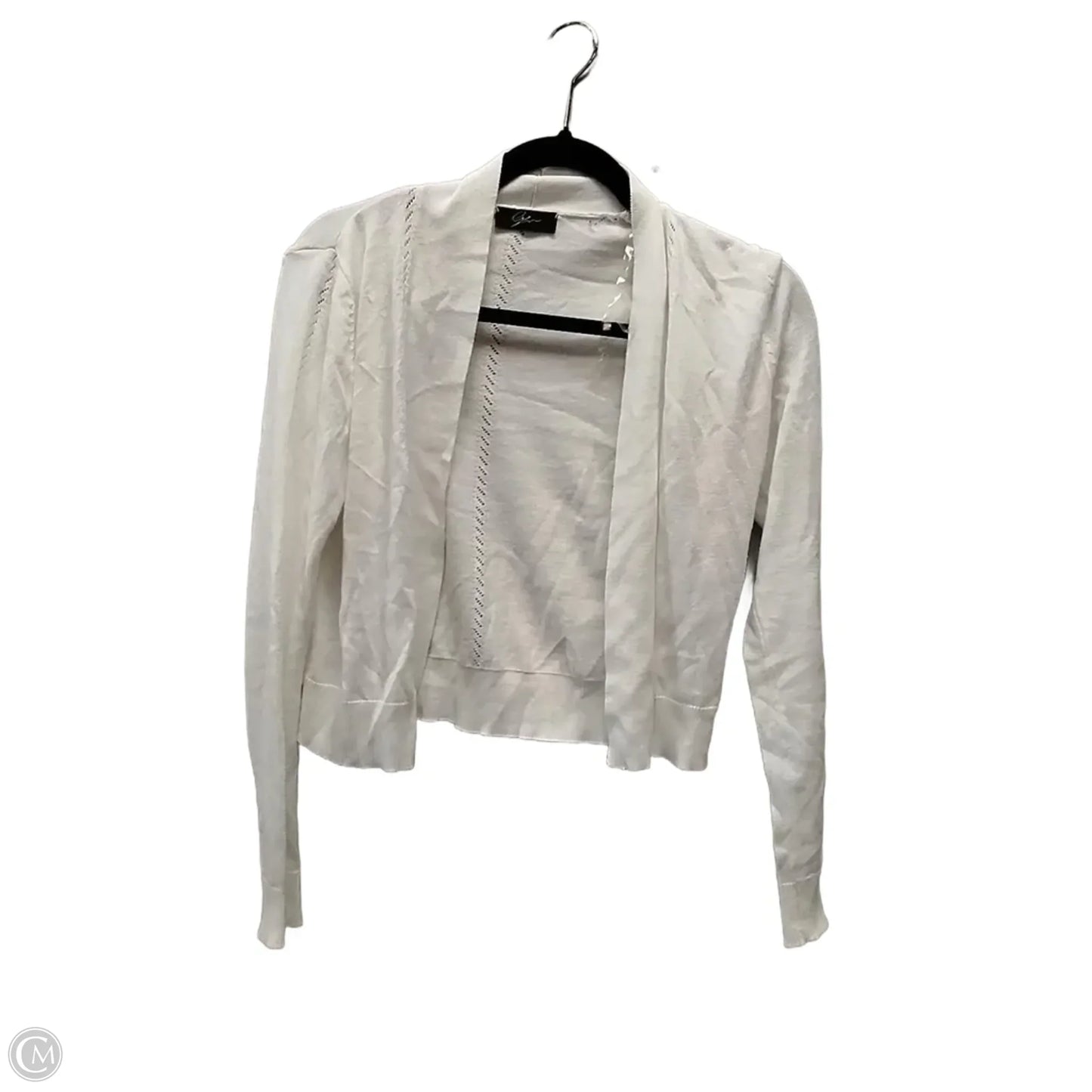 Cardigan By Clothes Mentor In White, Size: S