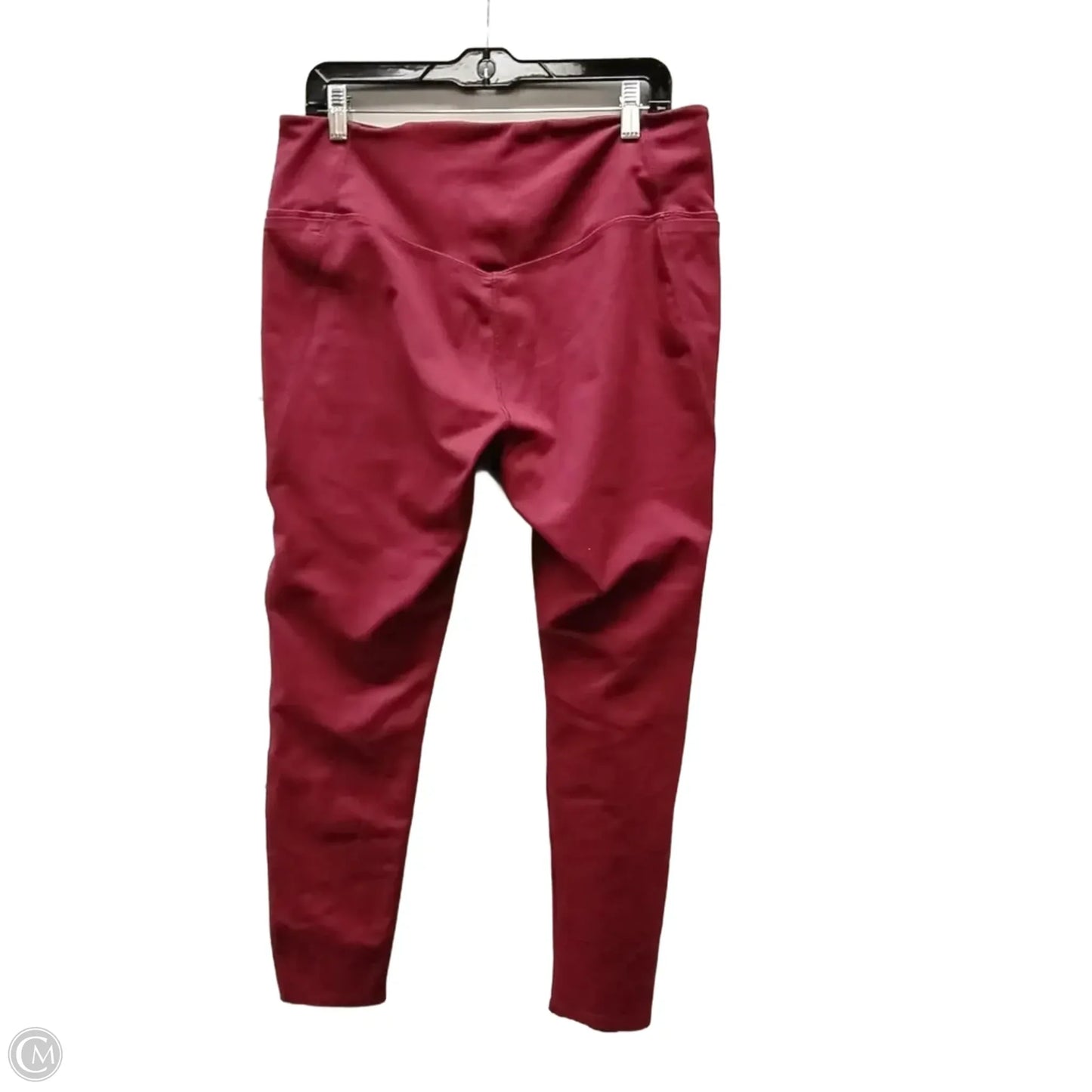 Athletic Leggings By Avia In Red, Size: Xxl