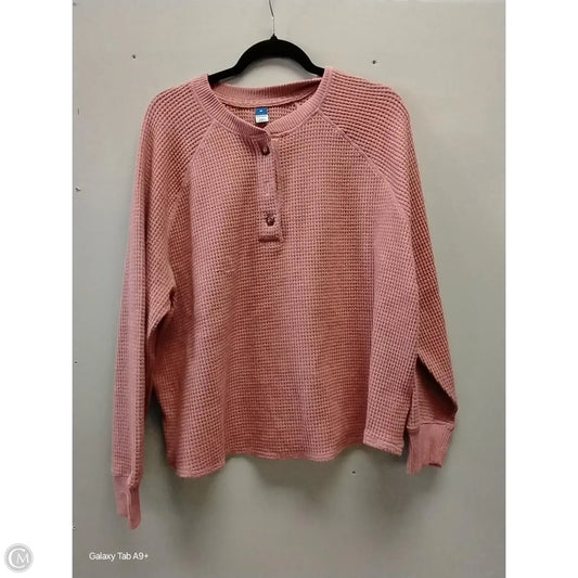 Sweatshirt Crewneck By Old Navy In Green, Size: 4x