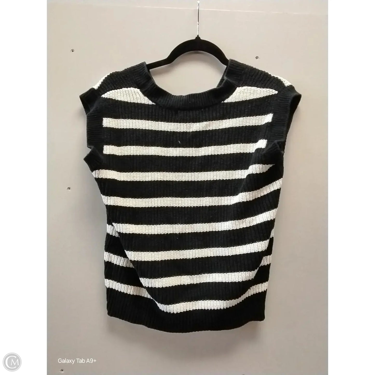 Vest Sweater By Marled In Striped Pattern, Size: S