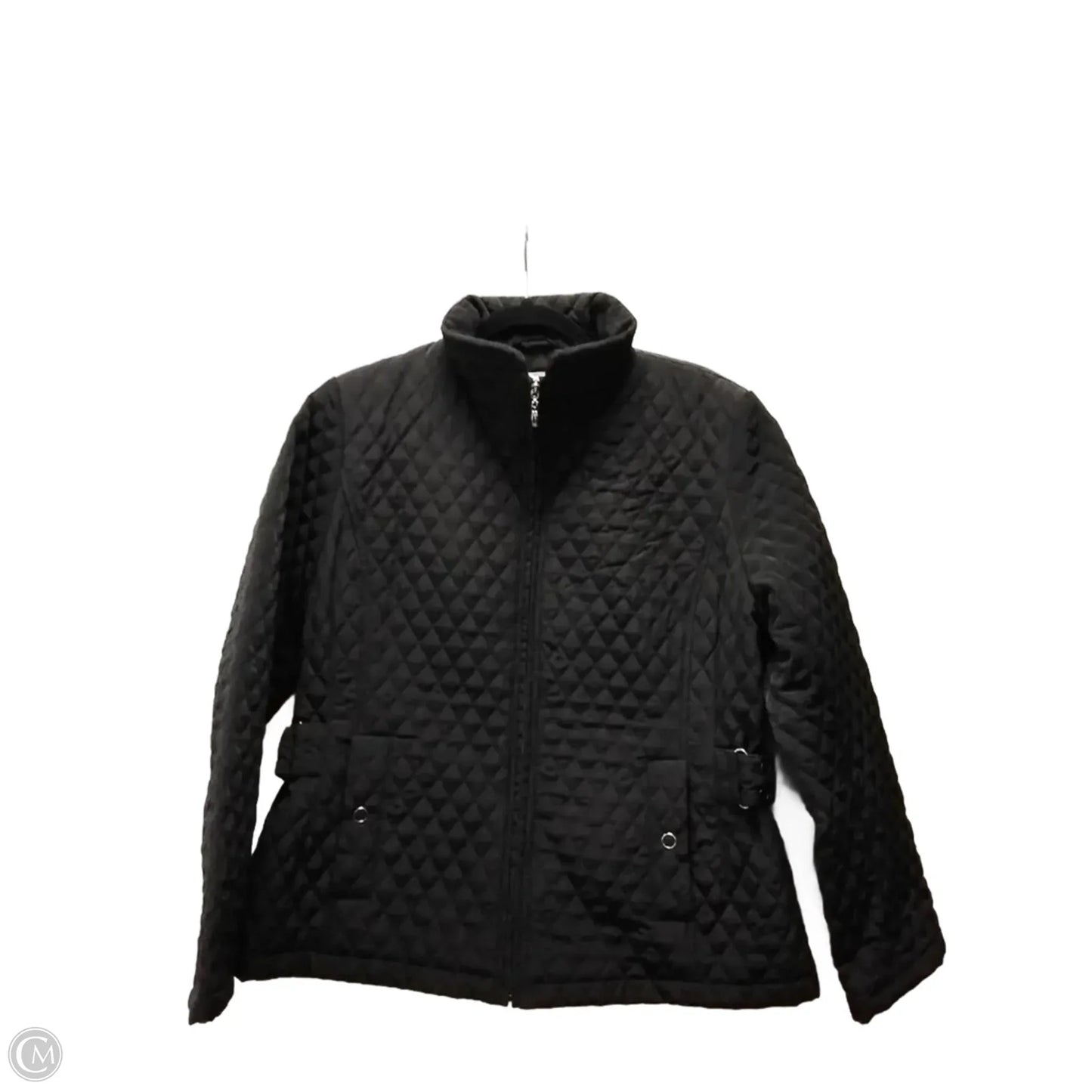 Jacket Puffer & Quilted By Dressbarn In Black, Size: L