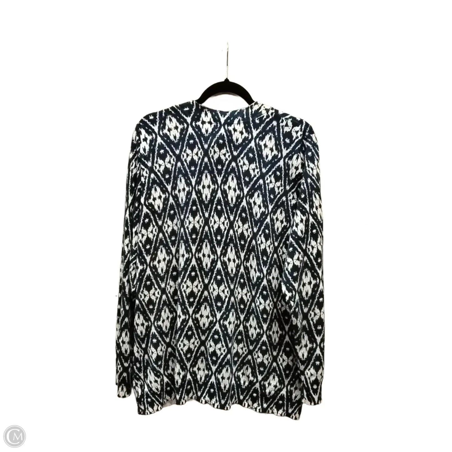 Cardigan By Grace Elements In Blue, Size: Xxl
