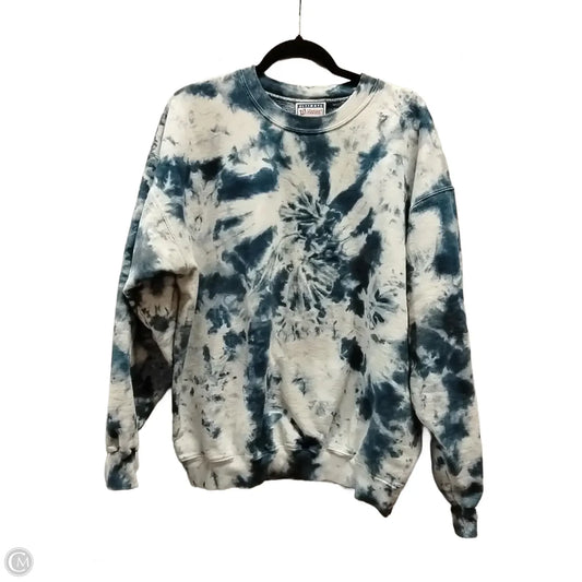 Sweatshirt Crewneck By Ultimate In Tie Dye Print, Size: Xl