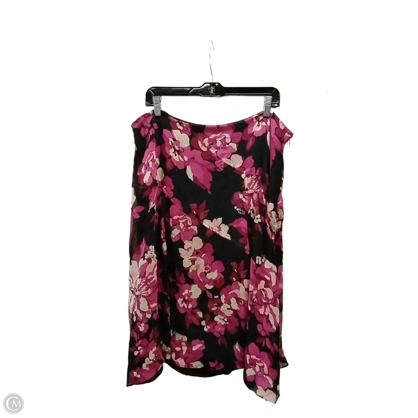 Skirt Midi By Nine West In Floral Print, Size: 20w