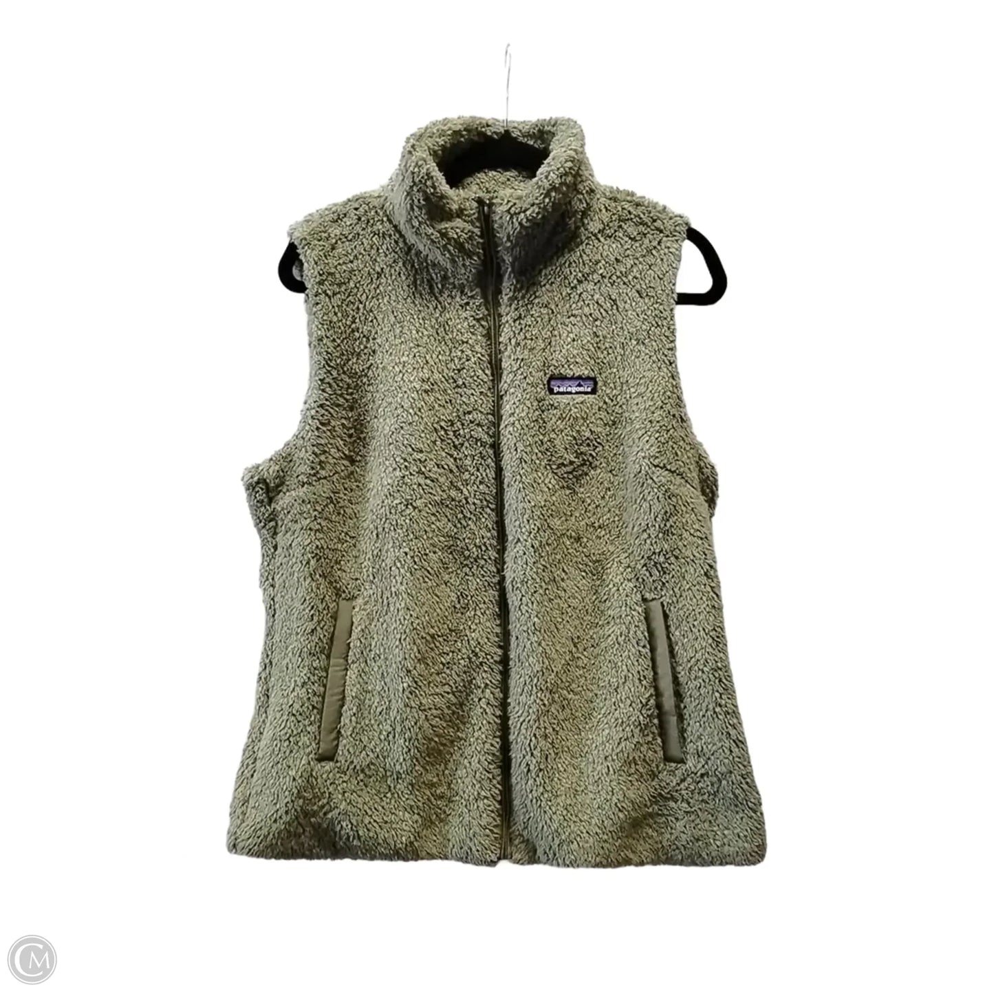 Vest Faux Fur & Sherpa By Patagonia In Green, Size: Xl
