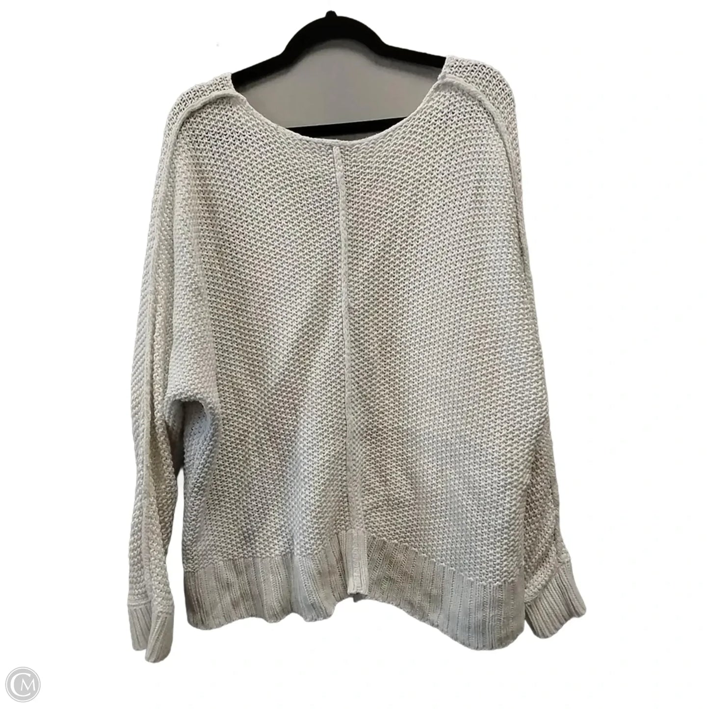 Sweater By Lucky Brand In White, Size: L
