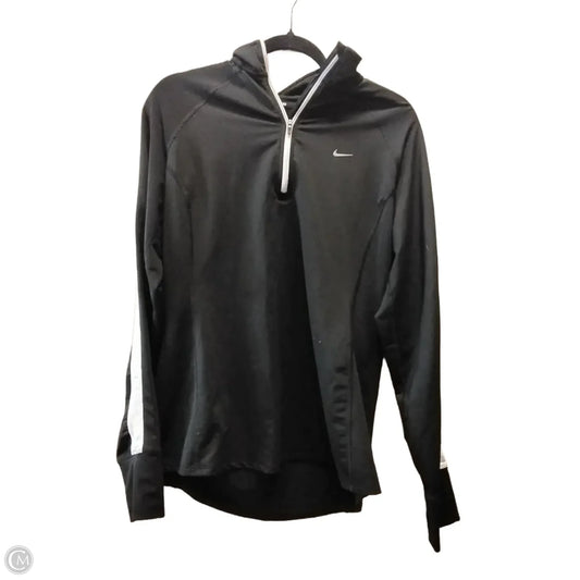 Athletic Jacket By Nike In Black, Size: Xl