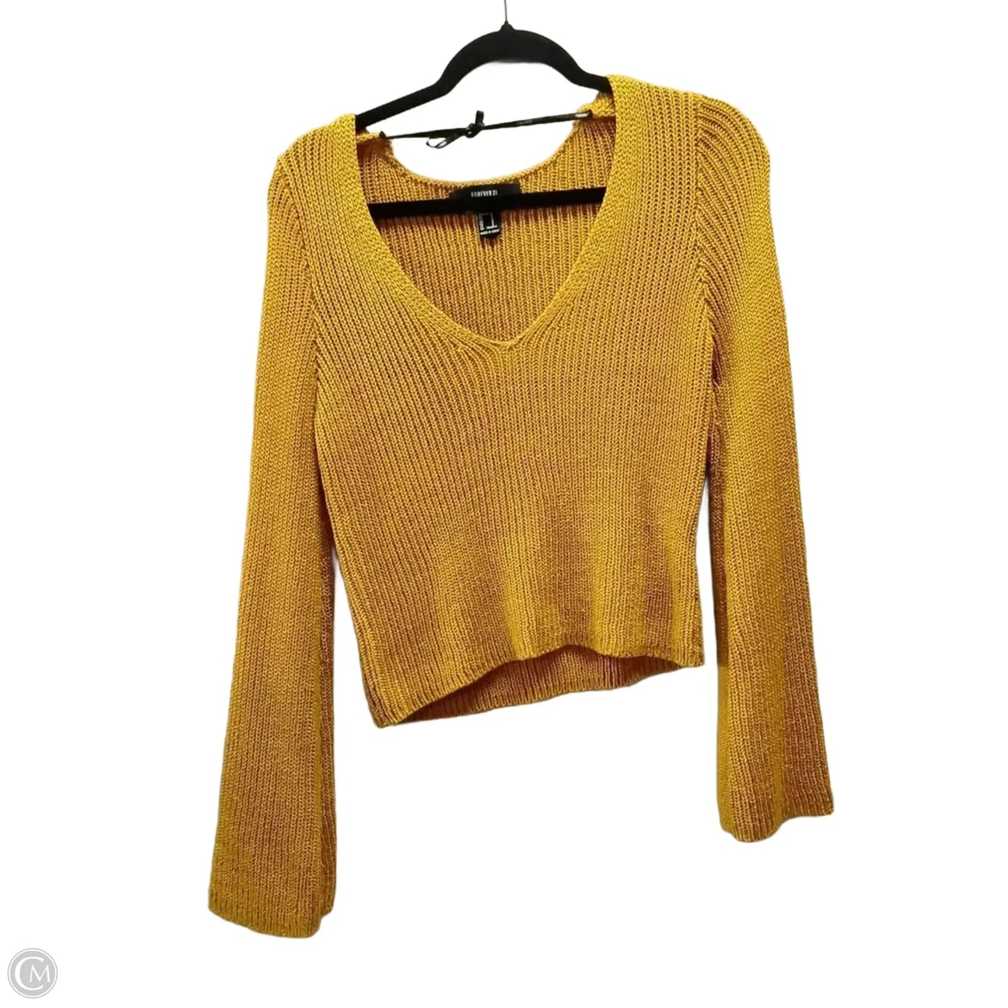 Sweater By Forever 21 In Orange, Size: S