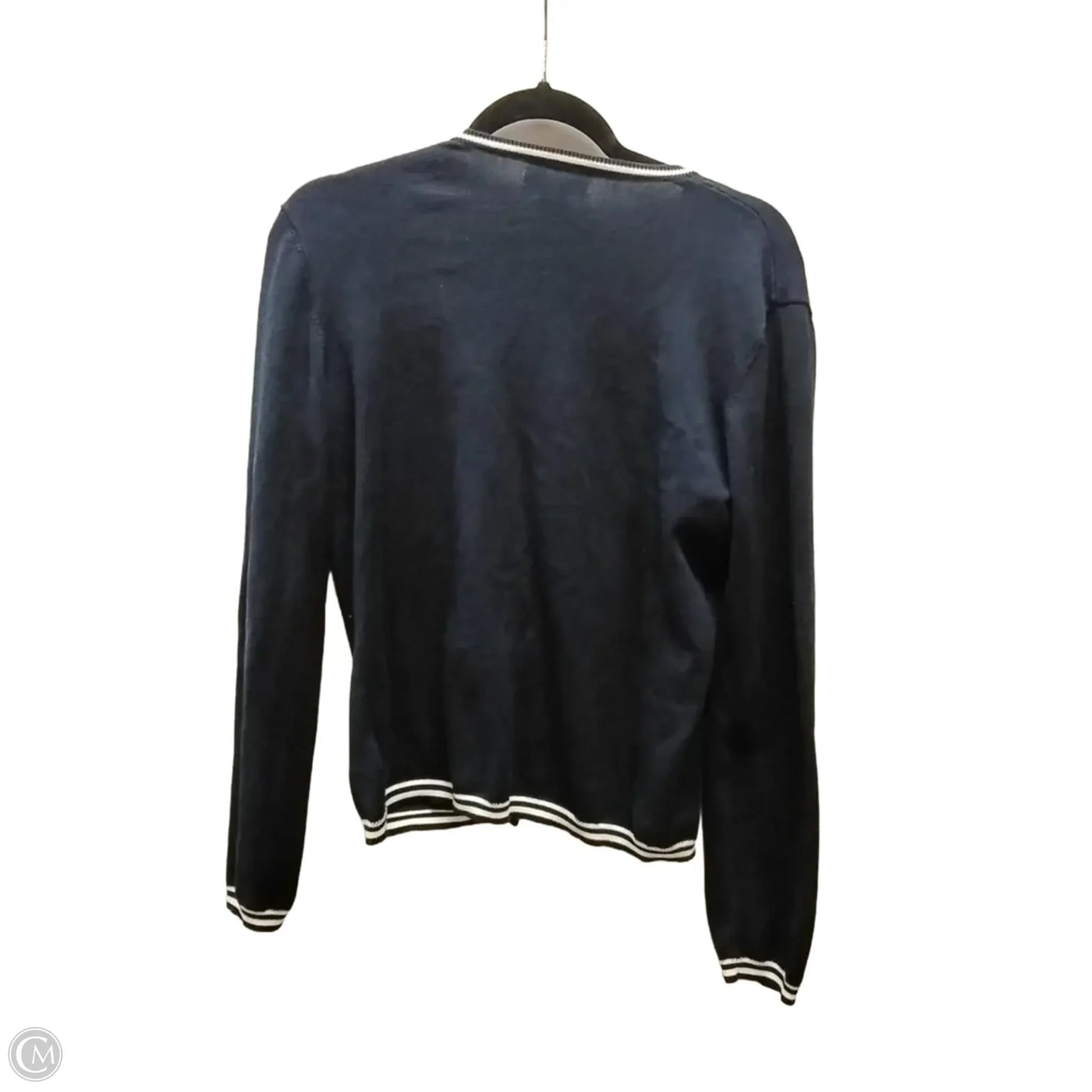 Cardigan By Lauren By Ralph Lauren In Blue, Size: L