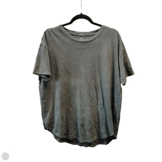 Top Short Sleeve By Aerie In Grey, Size: S