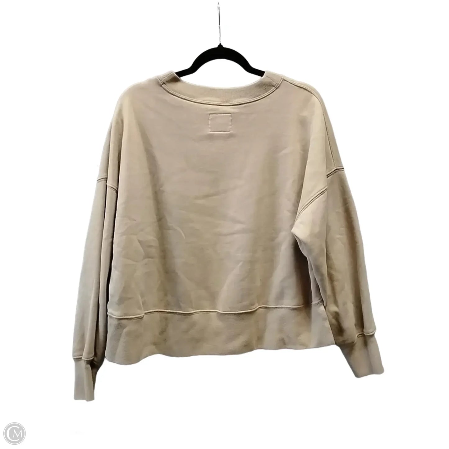 Sweatshirt Crewneck By Abercrombie And Fitch In Brown, Size: M