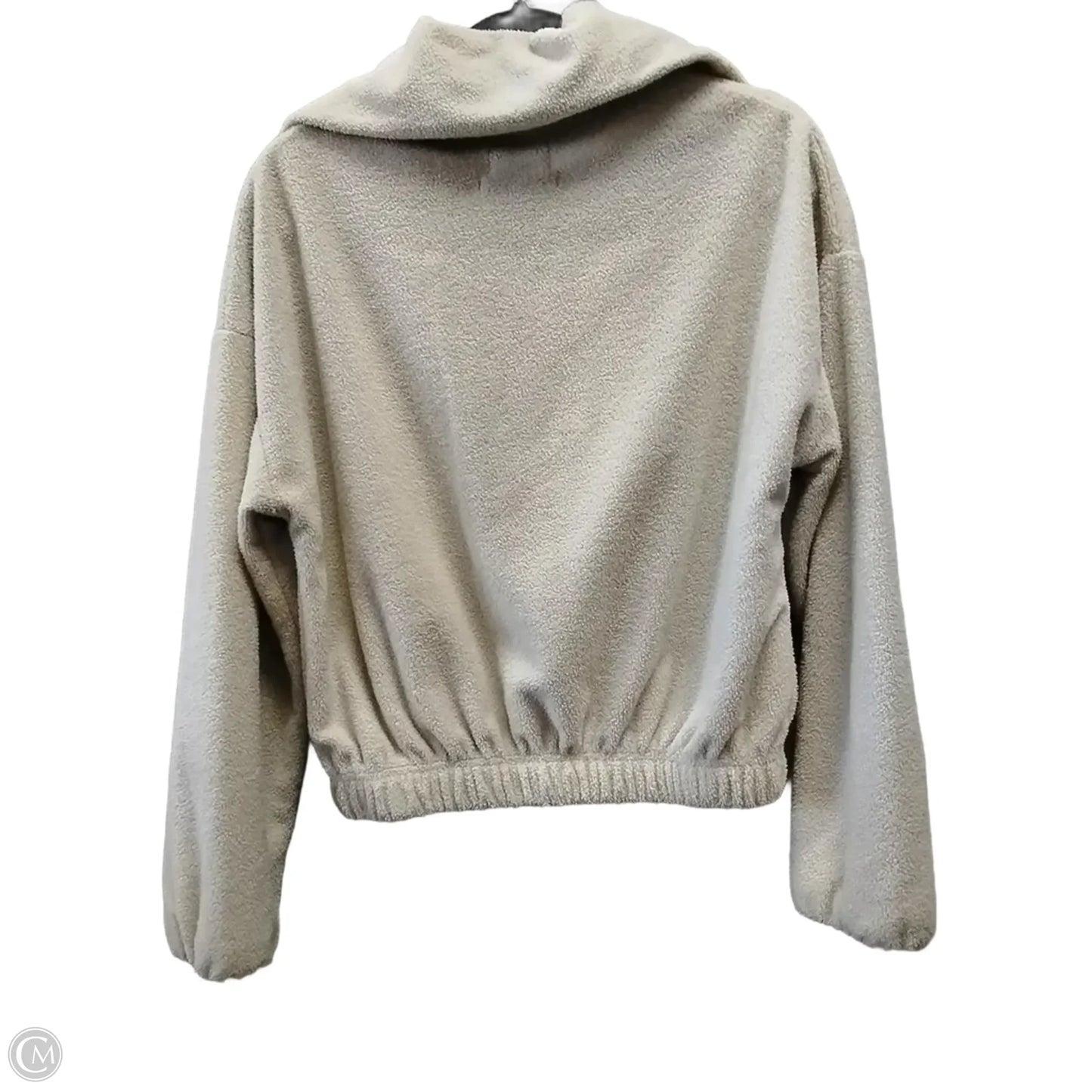 Top Long Sleeve By Abercrombie And Fitch In Grey, Size: M