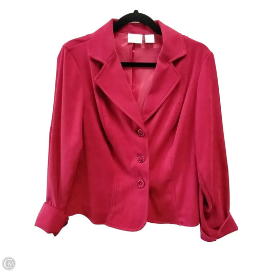 Blazer By Kim Rogers In Red, Size: Mp