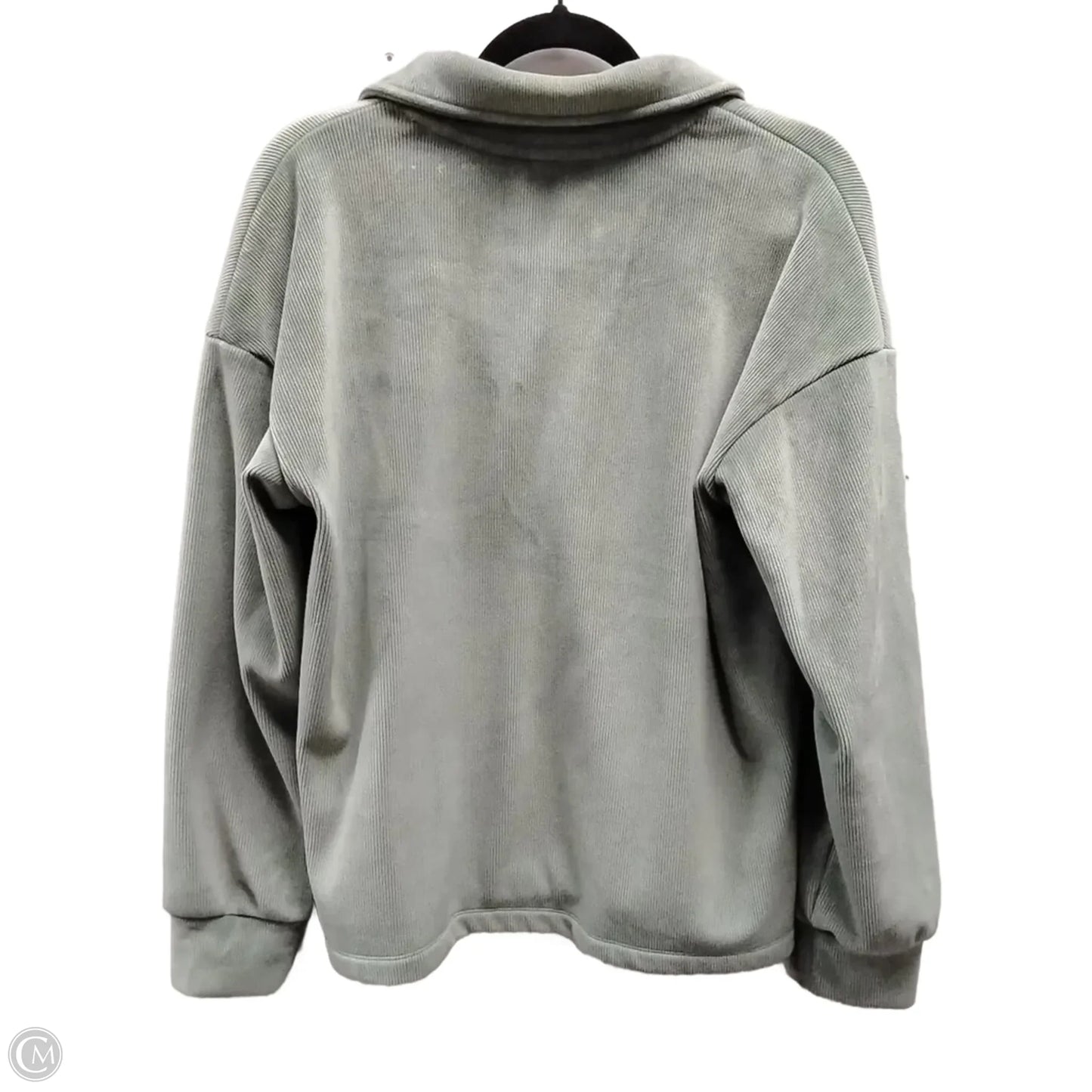 Sweatshirt Collar By Mondetta In Green, Size: L
