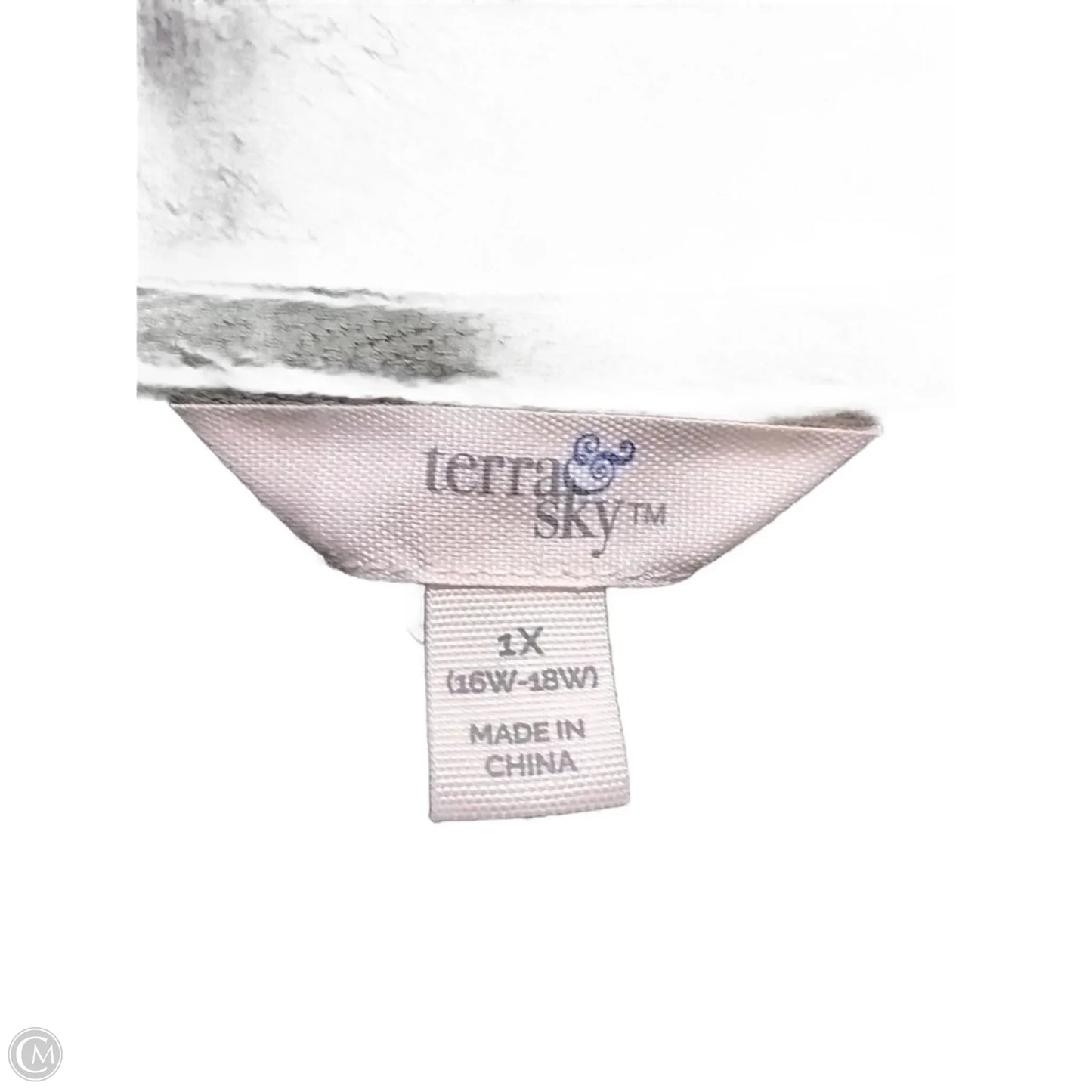 Jacket Shirt By Terra & Sky In Green, Size: 1x