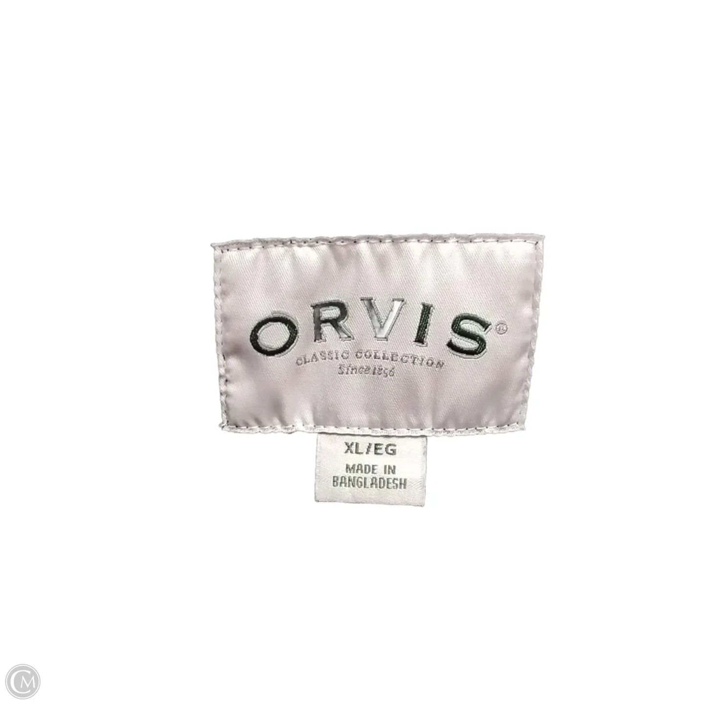 Jacket Shirt By Orvis In Plaid Pattern, Size: Xl