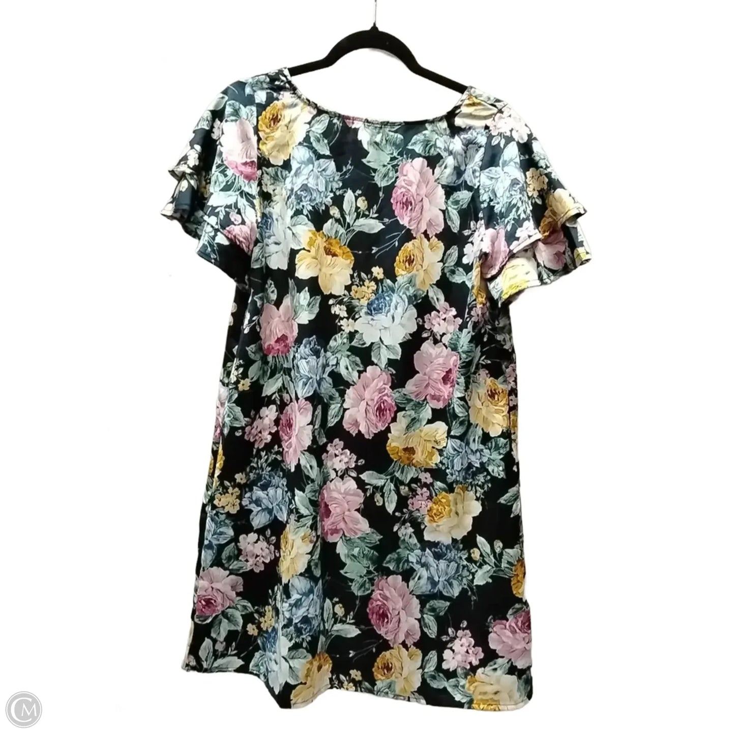 Top Short Sleeve By Bibi In Floral Print, Size: M