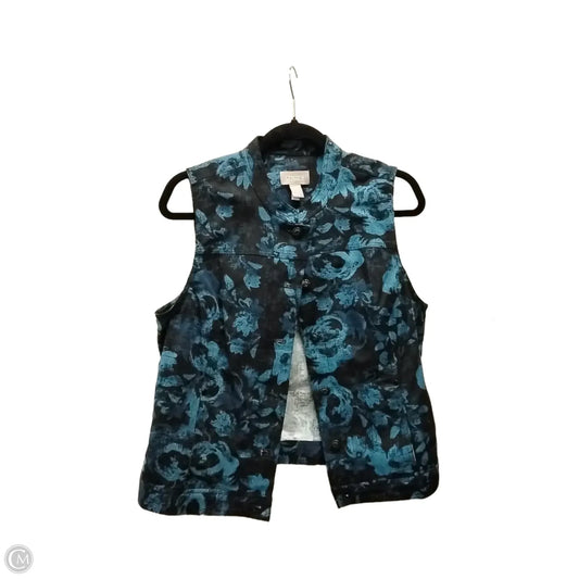 Vest Other By Chicos In Blue, Size: M
