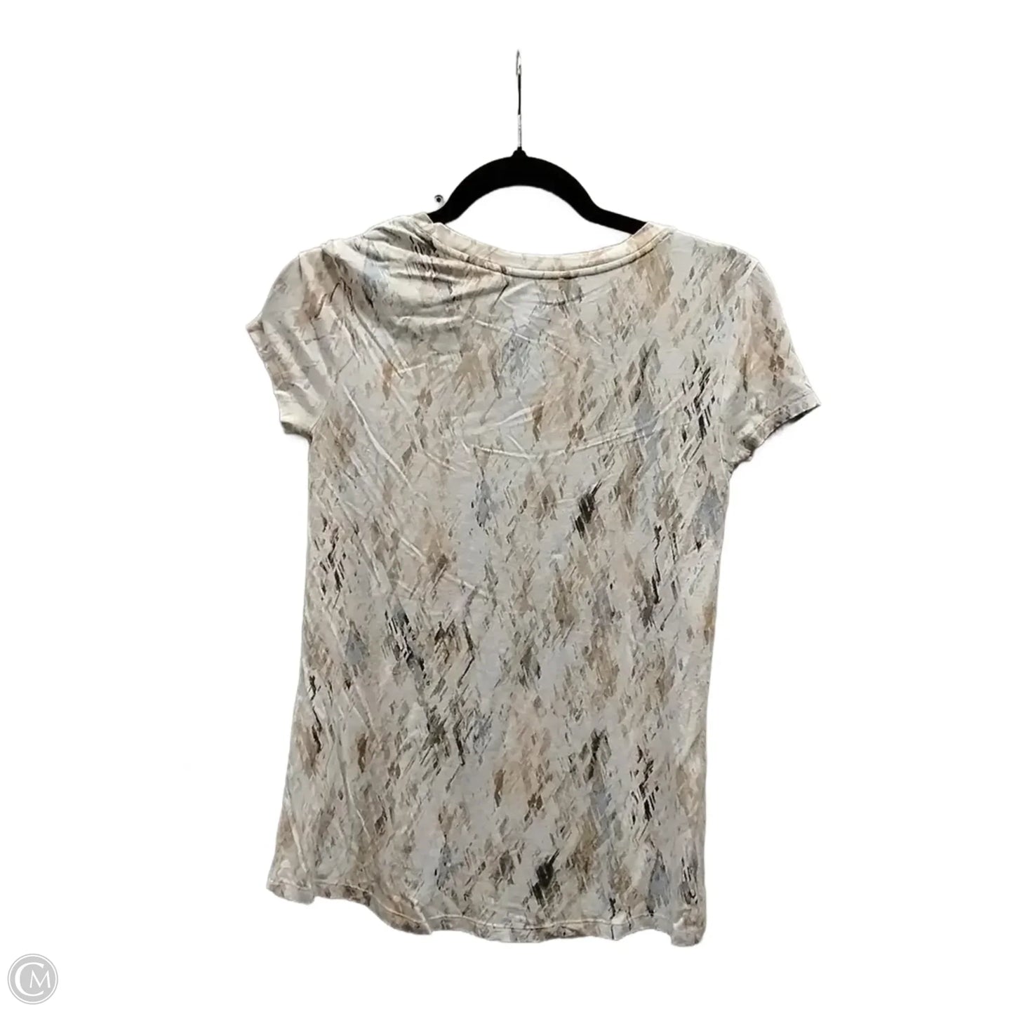 Top Short Sleeve By White House Black Market In Beige, Size: Xxs