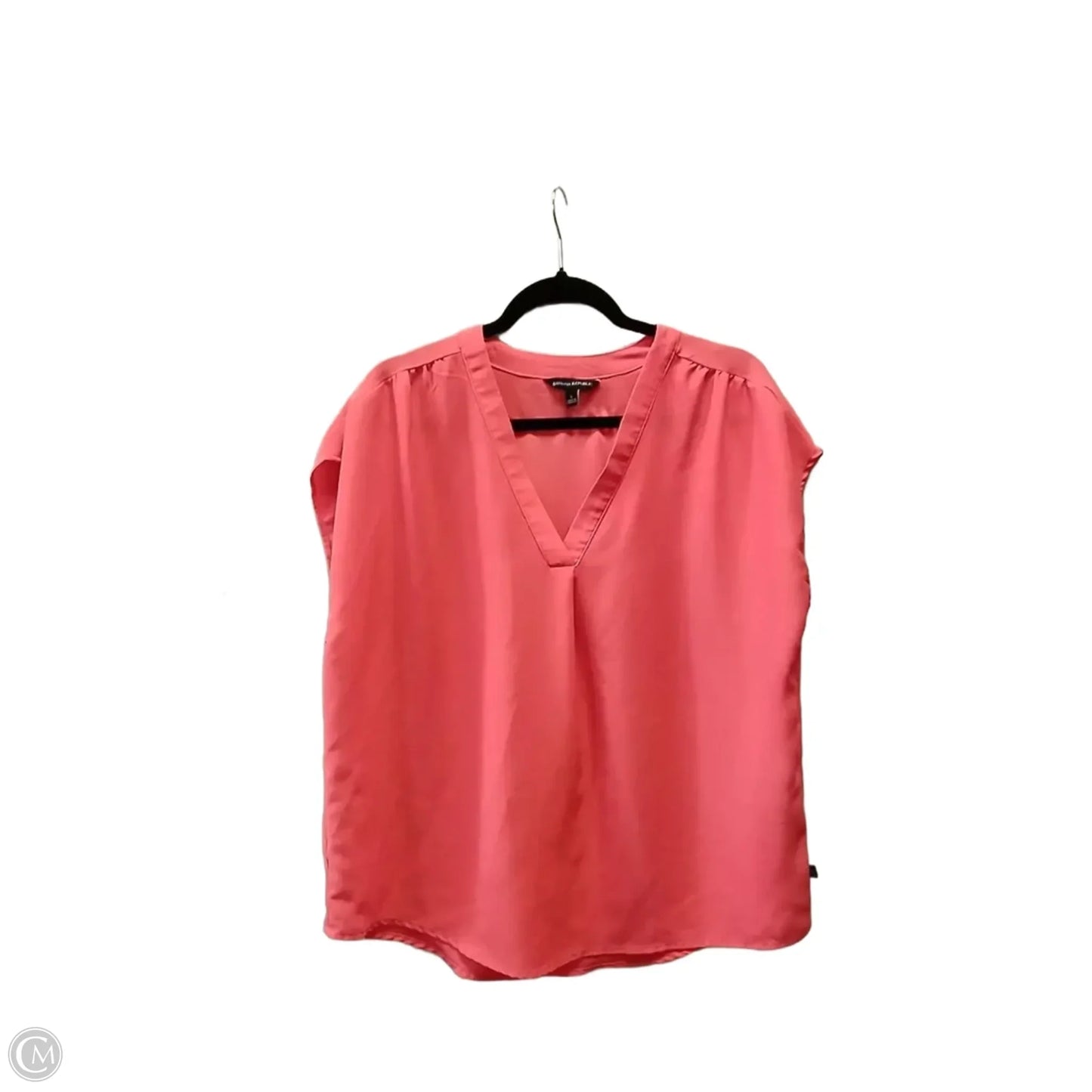 Blouse Sleeveless By Banana Republic In Orange, Size: L