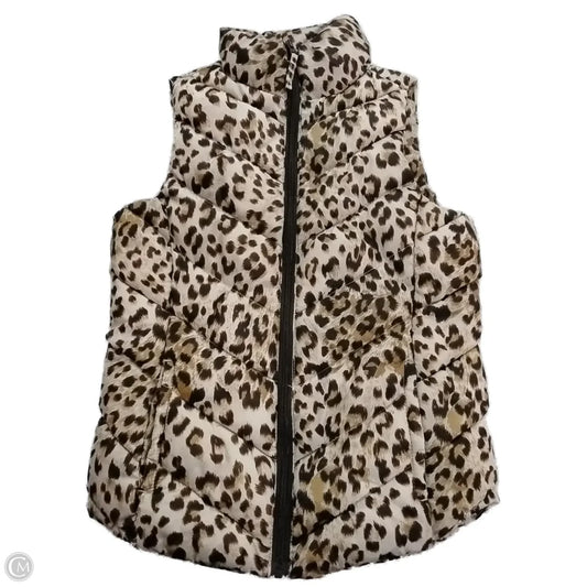 Vest Puffer & Quilted By So In Animal Print, Size: Xs