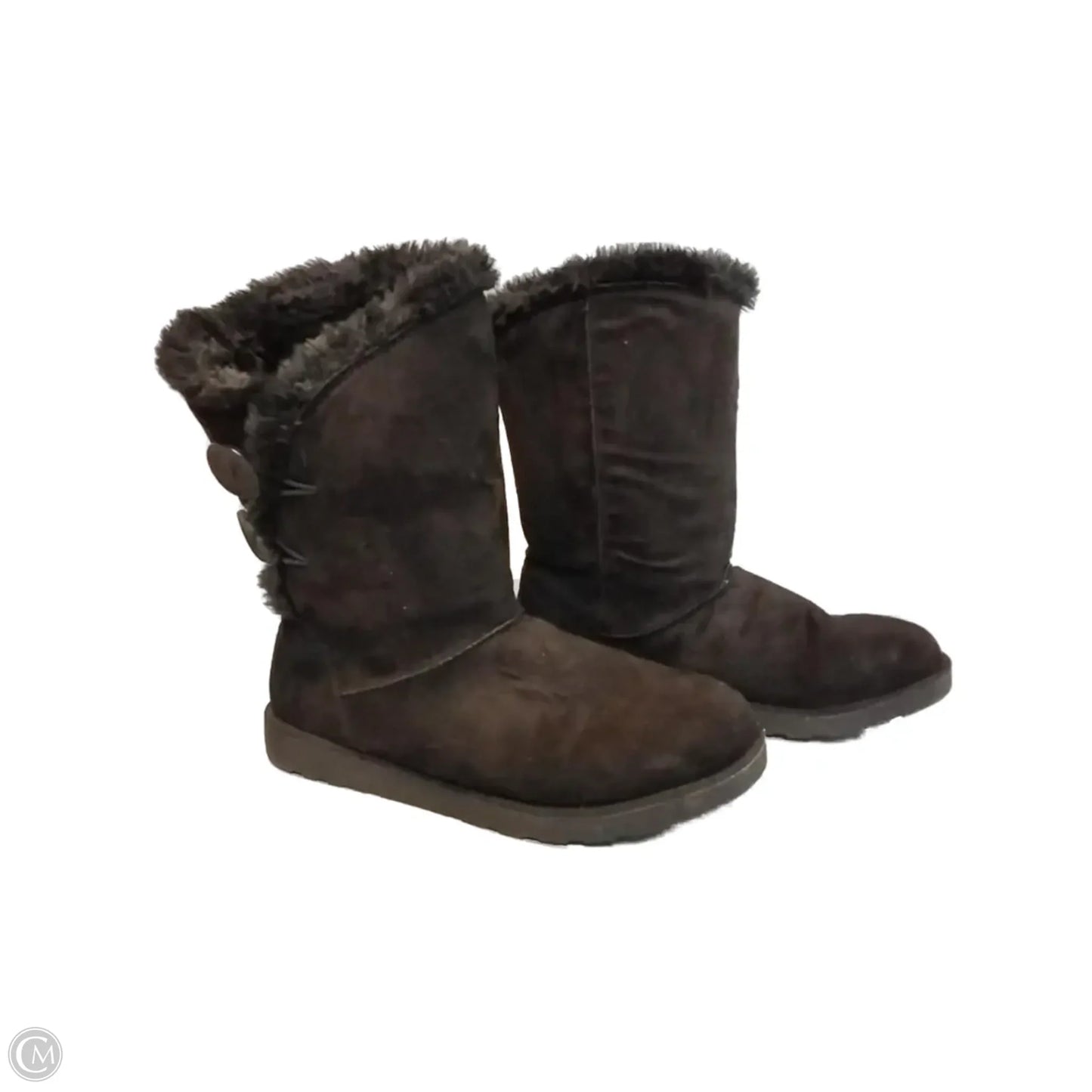 Boots Snow By Clothes Mentor In Black, Size: 9