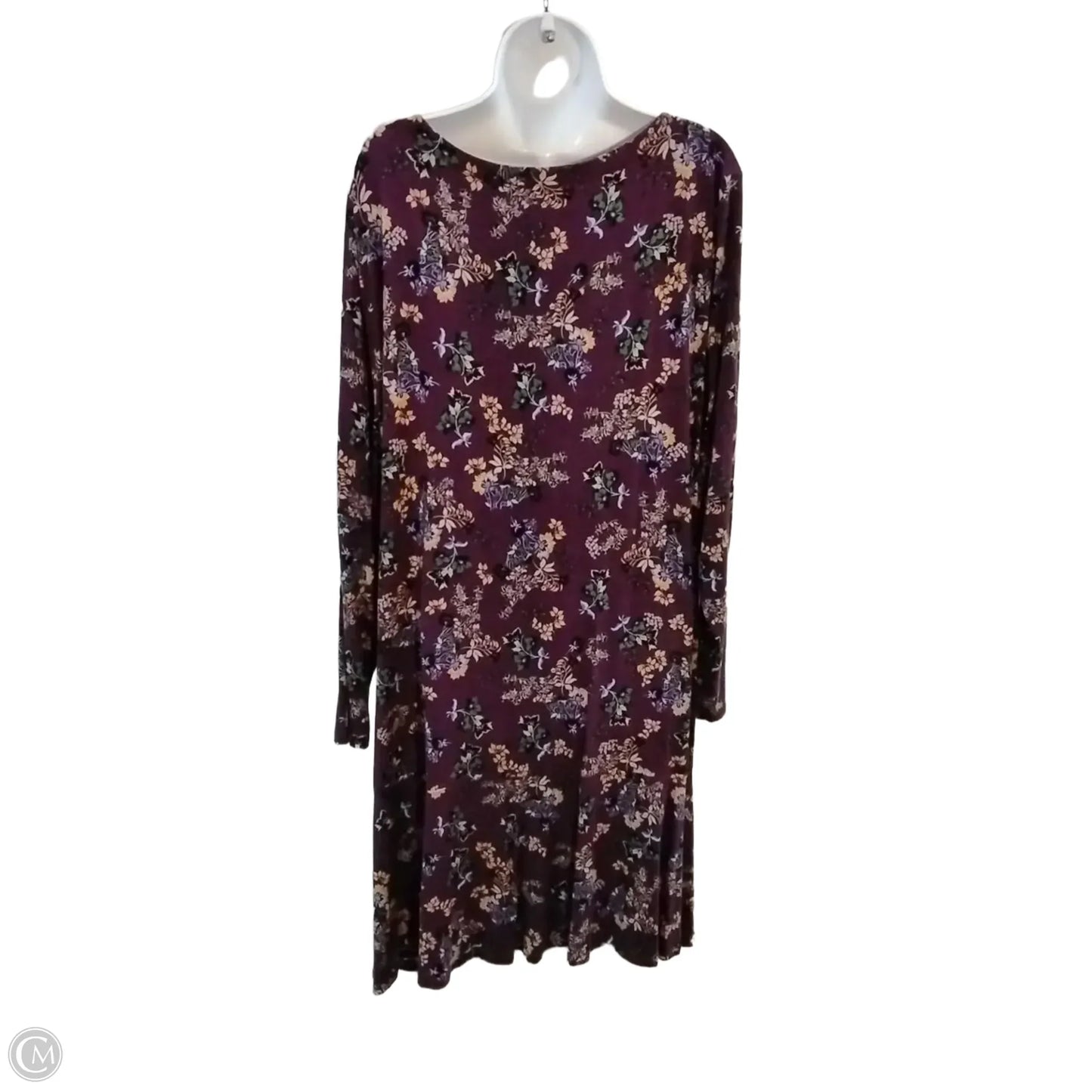 Dress Casual Short By Loft In Purple, Size: 20