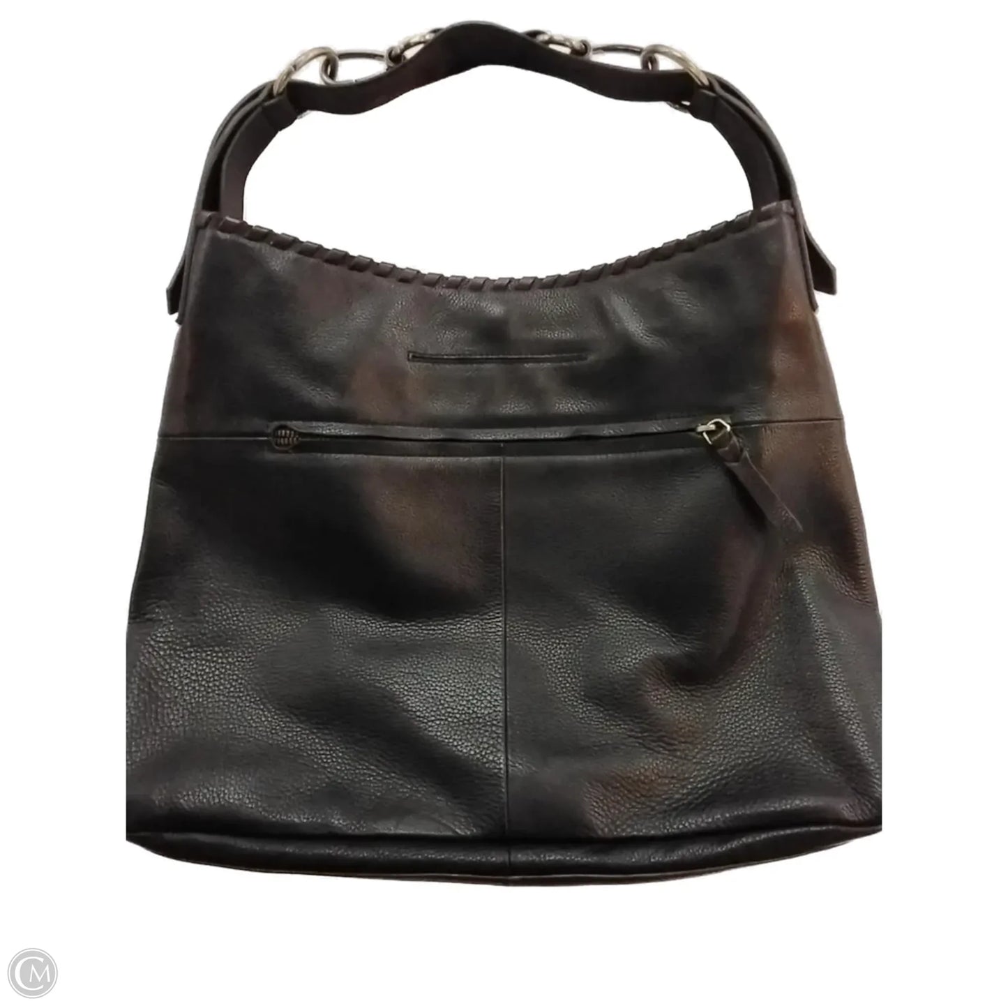 Handbag Leather By Cmc, Size: Large