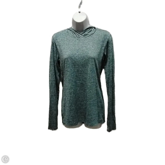 Athletic Top Long Sleeve Hoodie By Bcg In Blue, Size: S