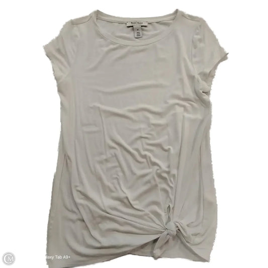 Top Short Sleeve By White House Black Market In White, Size: Xs