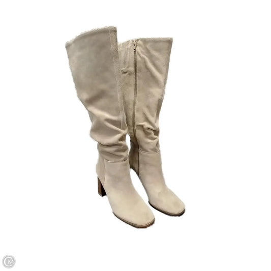 Boots Knee Heels By International Concepts In Beige, Size: 6.5