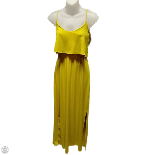 Dress Casual Maxi By See You Monday In Yellow, Size: M