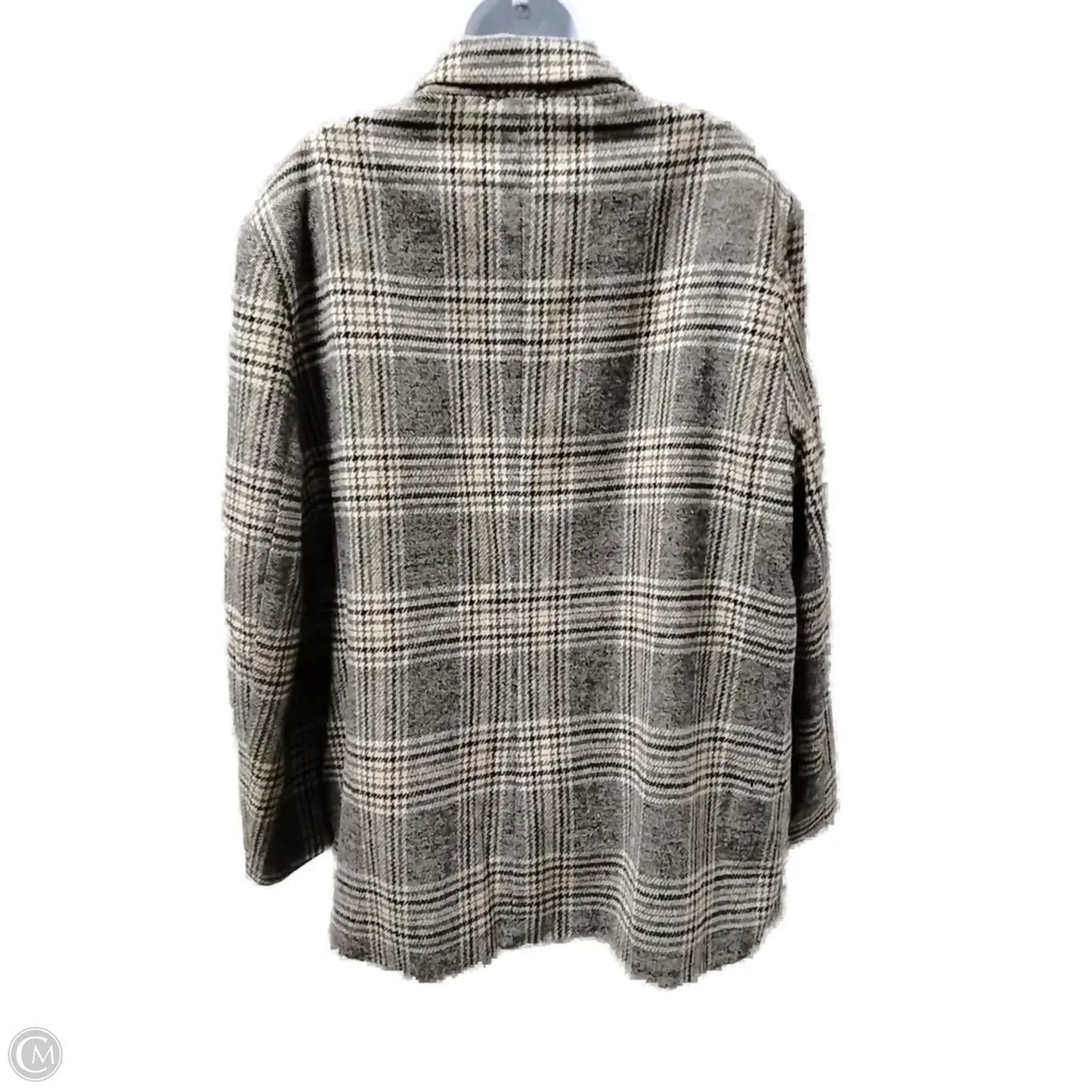 Blazer By Clothes Mentor In Plaid Pattern, Size: 3x
