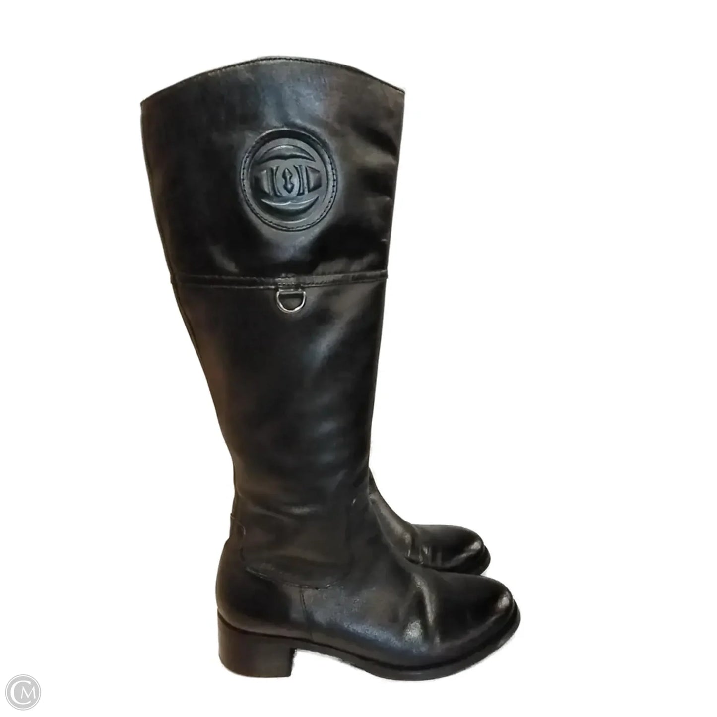 Boots Knee Flats By Etienne Aigner In Black, Size: 6.5