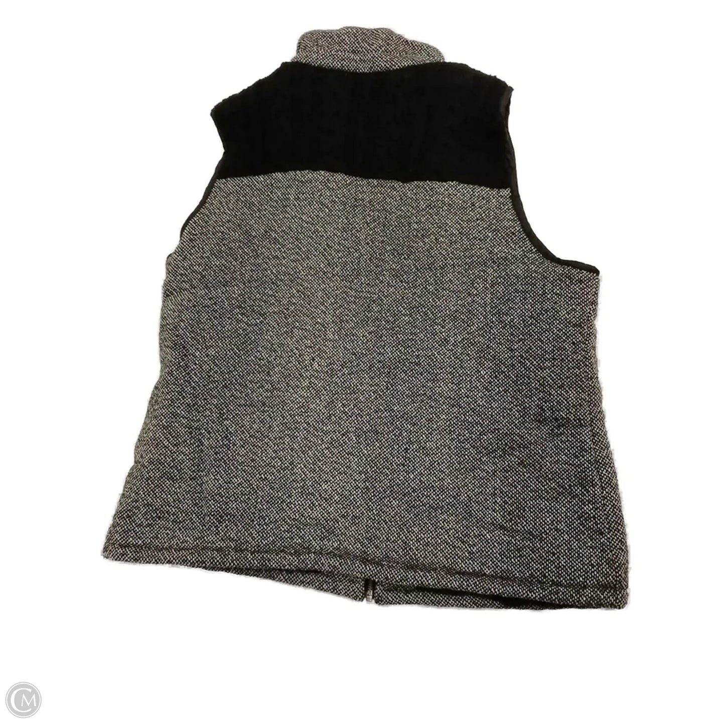 Vest Fleece By Natural Reflections In Black & Grey, Size: Xl