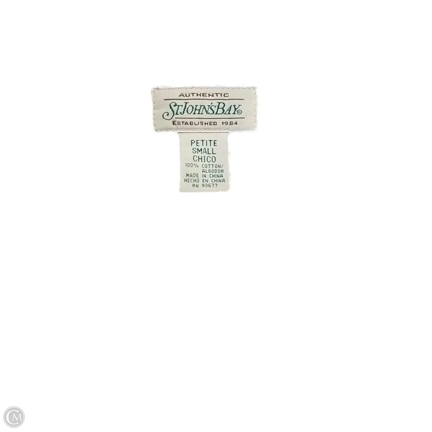 Jacket Denim By St Johns Bay In Floral Print, Size: Sp