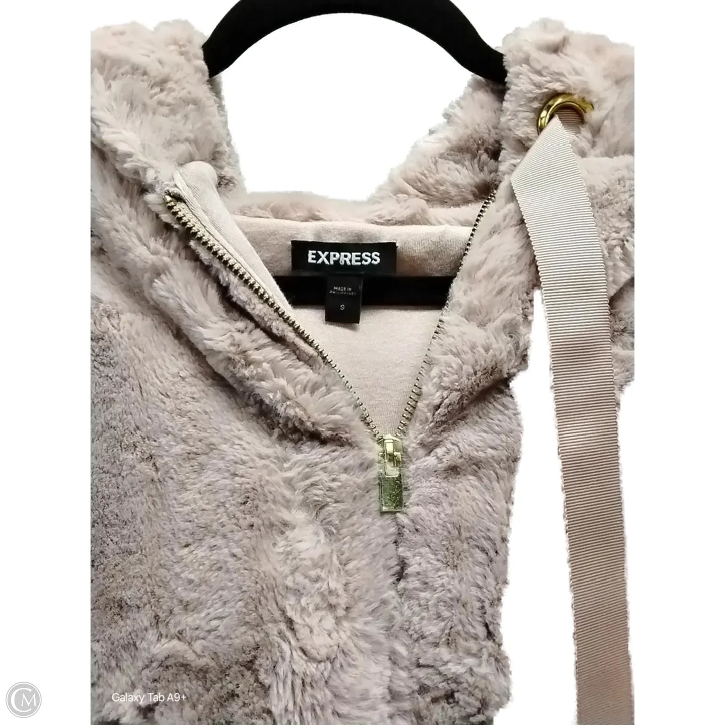 Coat Faux Fur & Sherpa By Express In Pink, Size: S