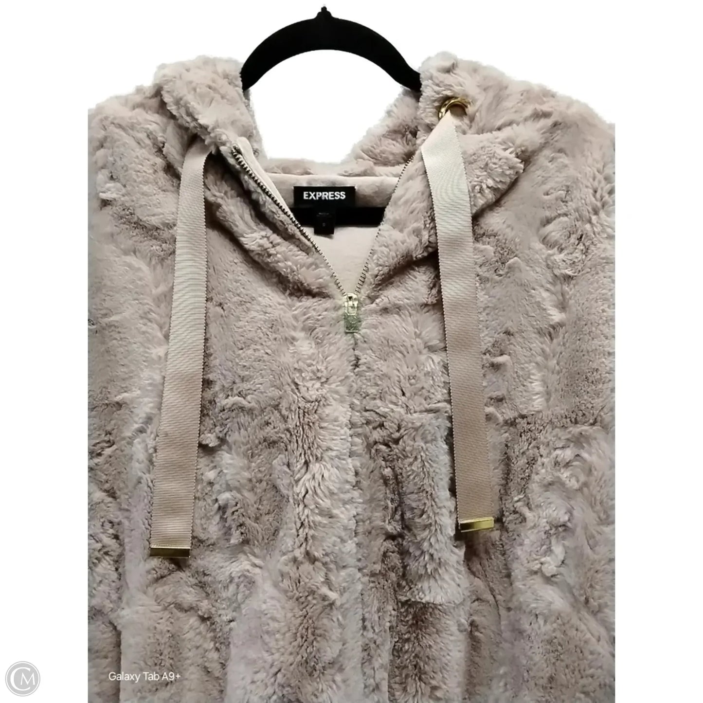 Coat Faux Fur & Sherpa By Express In Pink, Size: S