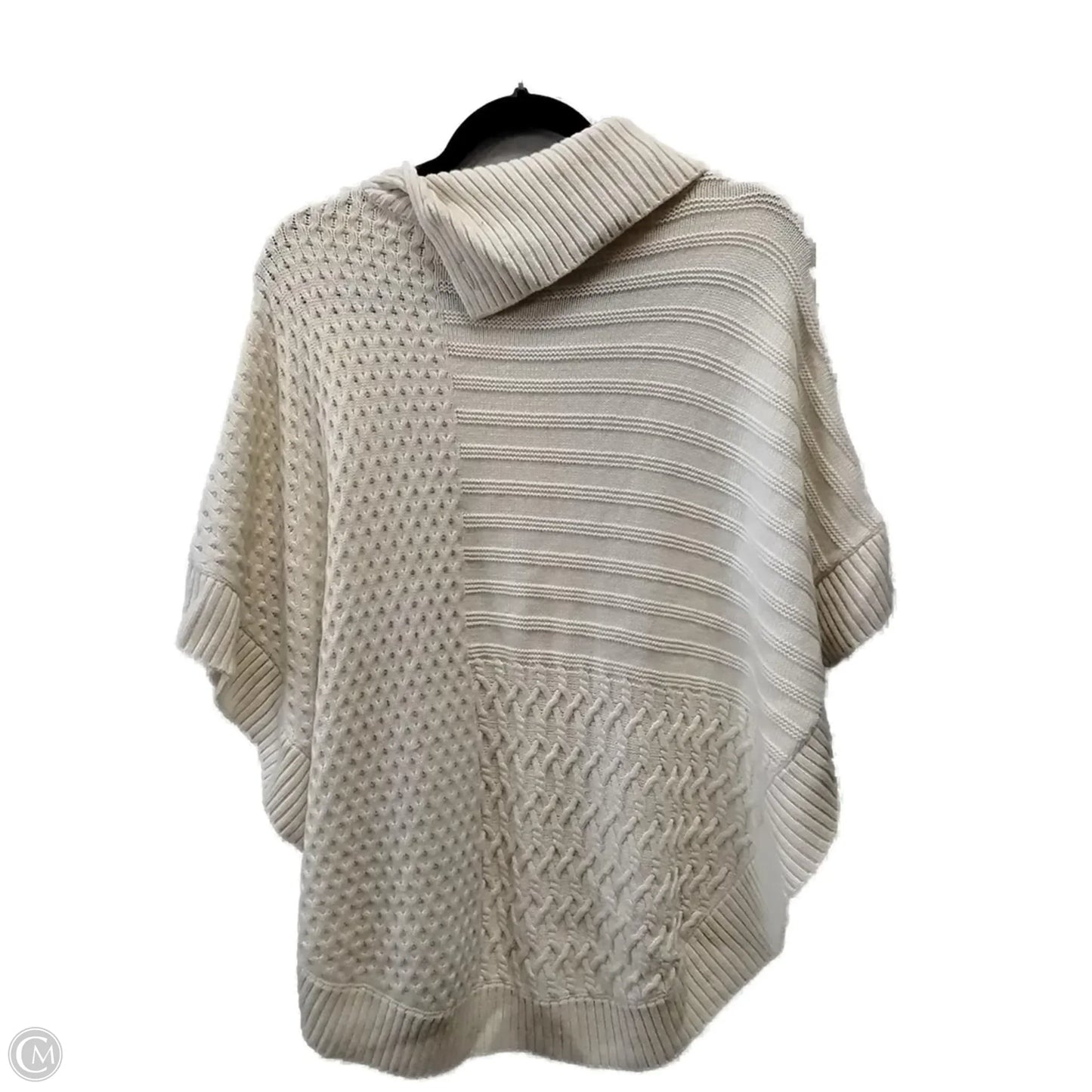 Poncho By Talbots In White, Size: Xs