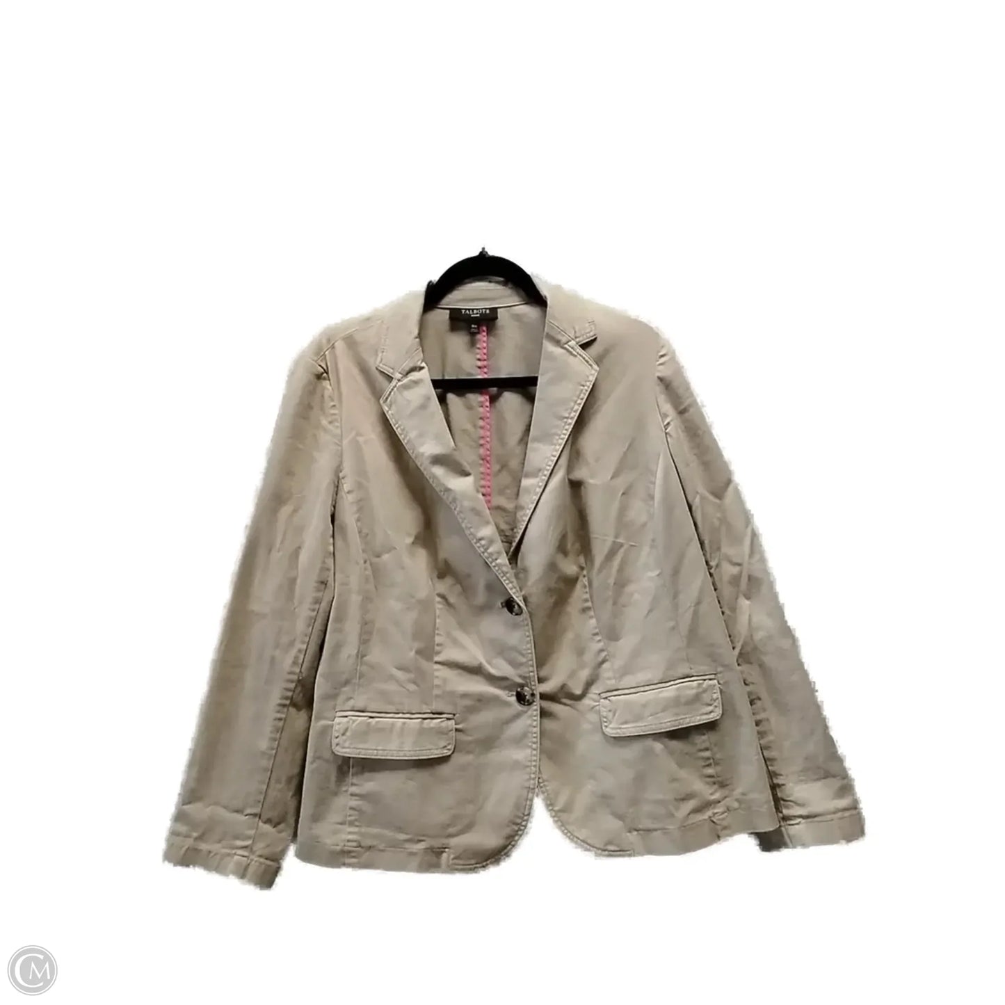 Blazer By Talbots In Tan, Size: 16