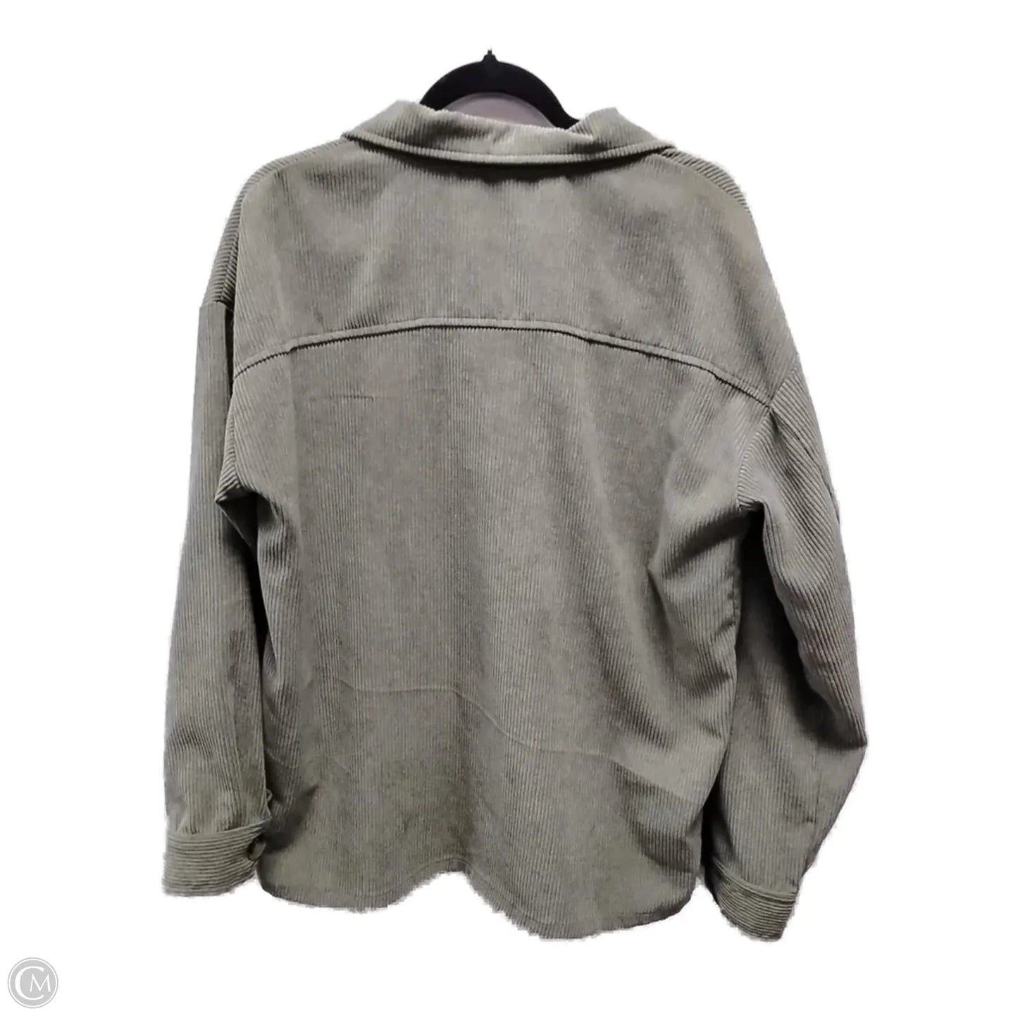 Jacket Shirt By Entro In Green, Size: S